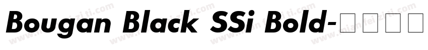 Bougan Black SSi Bold字体转换